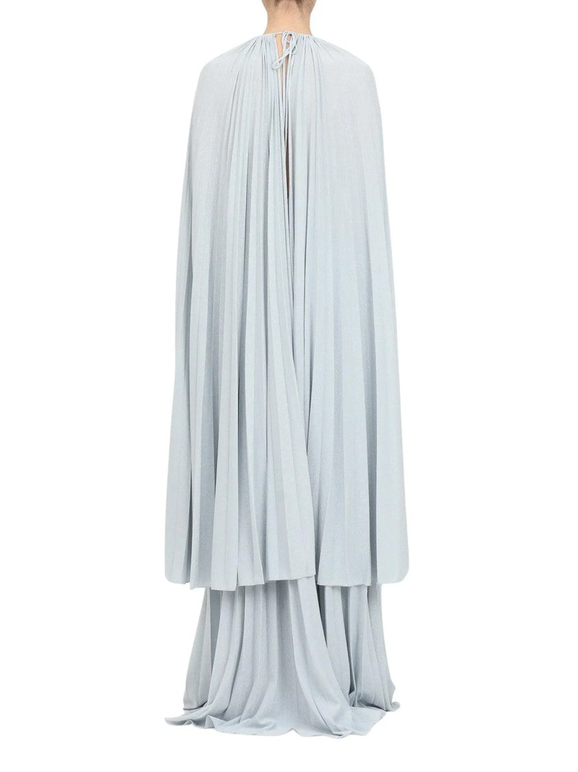 Elisabetta Franchi Light Blue Viscose Polyester Polyamide Dress