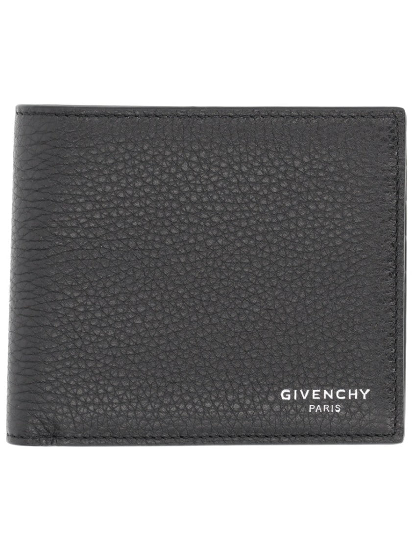 Givenchy Pebbled Calf Leather Inside Slots Wallet