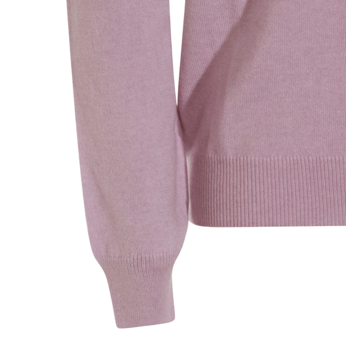 Malo Fine-Knit Crew Neck Sweater With Ribbed Finish