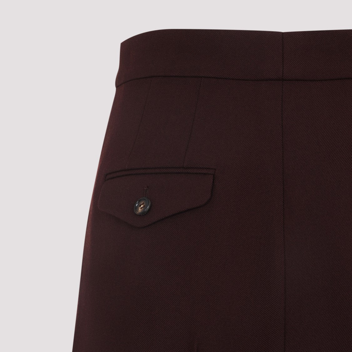 Chloé Dark Purple Wool Pants
