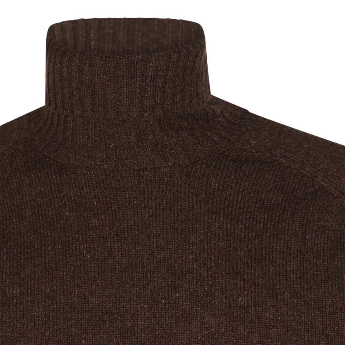 Malo High Turtleneck Sweater With Ribbed Details