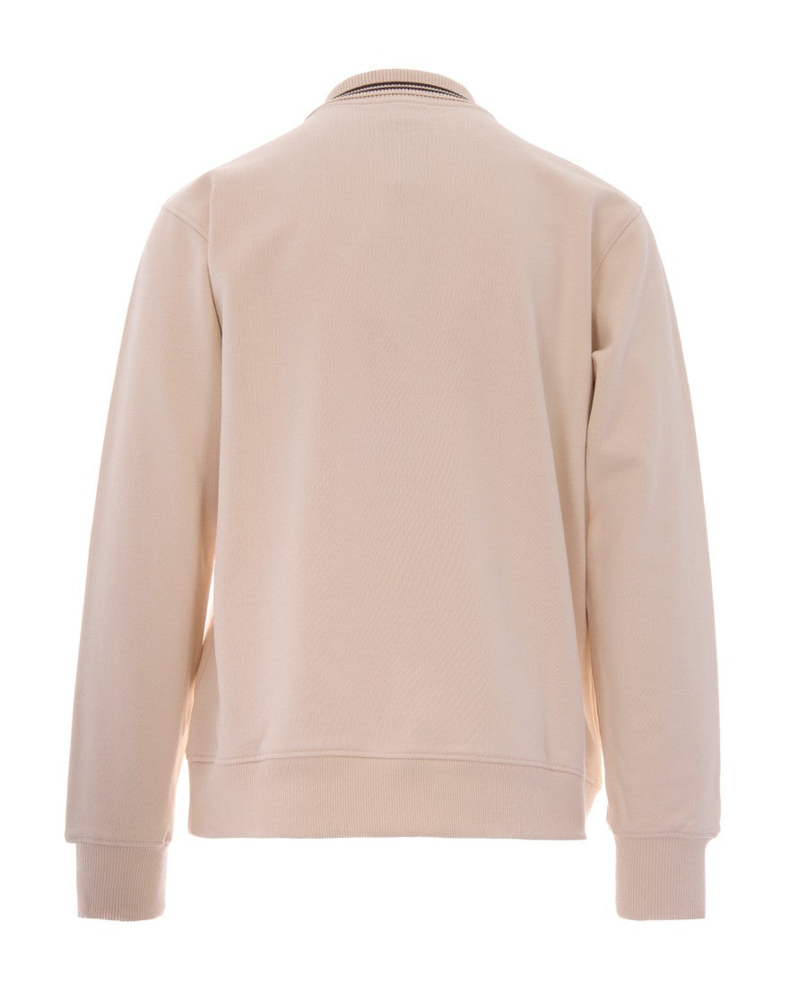 Drôle De Monsieur Polo Shirt With Contrast Embroidery And Ribbed Details