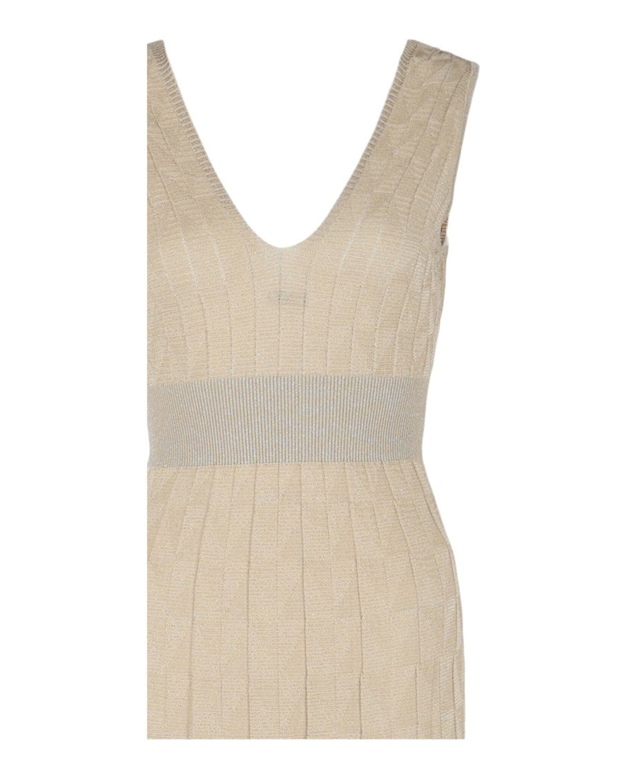 M Missoni Metallic Geo Print Maxi Dress
