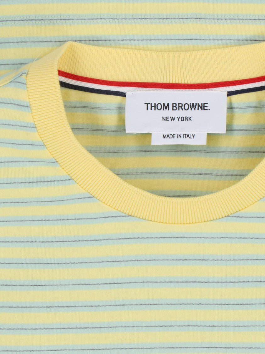 Thom Browne "Striped T-Shirt" – Yellow