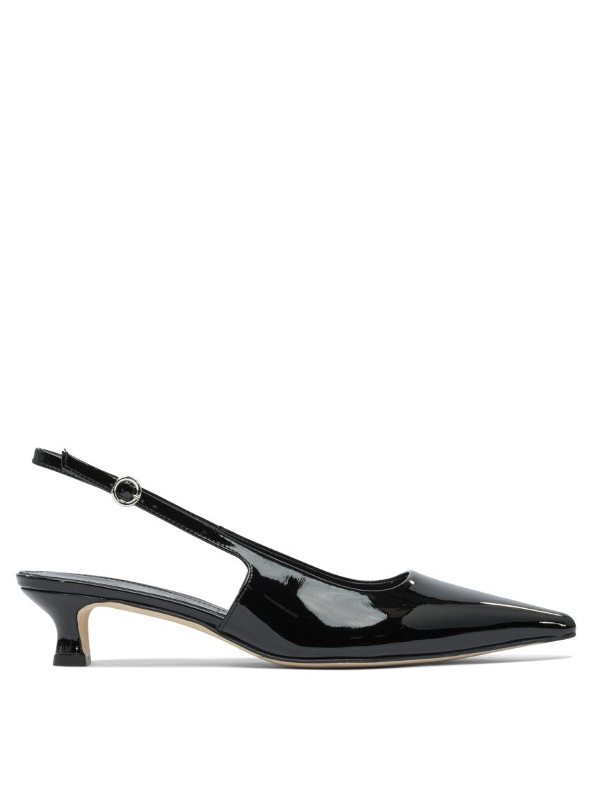 Aeydē Pointed Toe Heeled Pumps With Slingback Strap