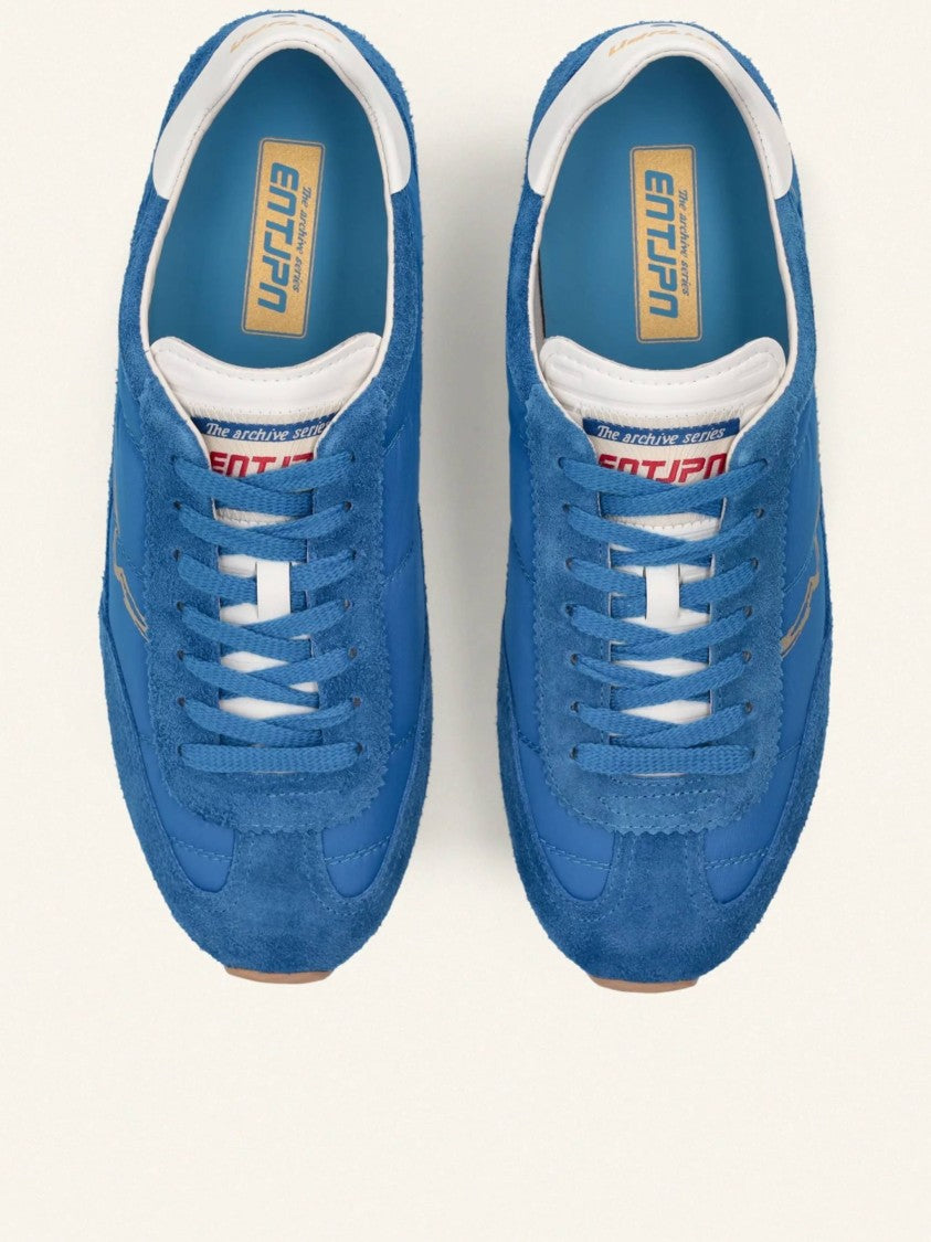 Enterprise Japan Vibrant Blue Mondialito 01 Suede Sneakers