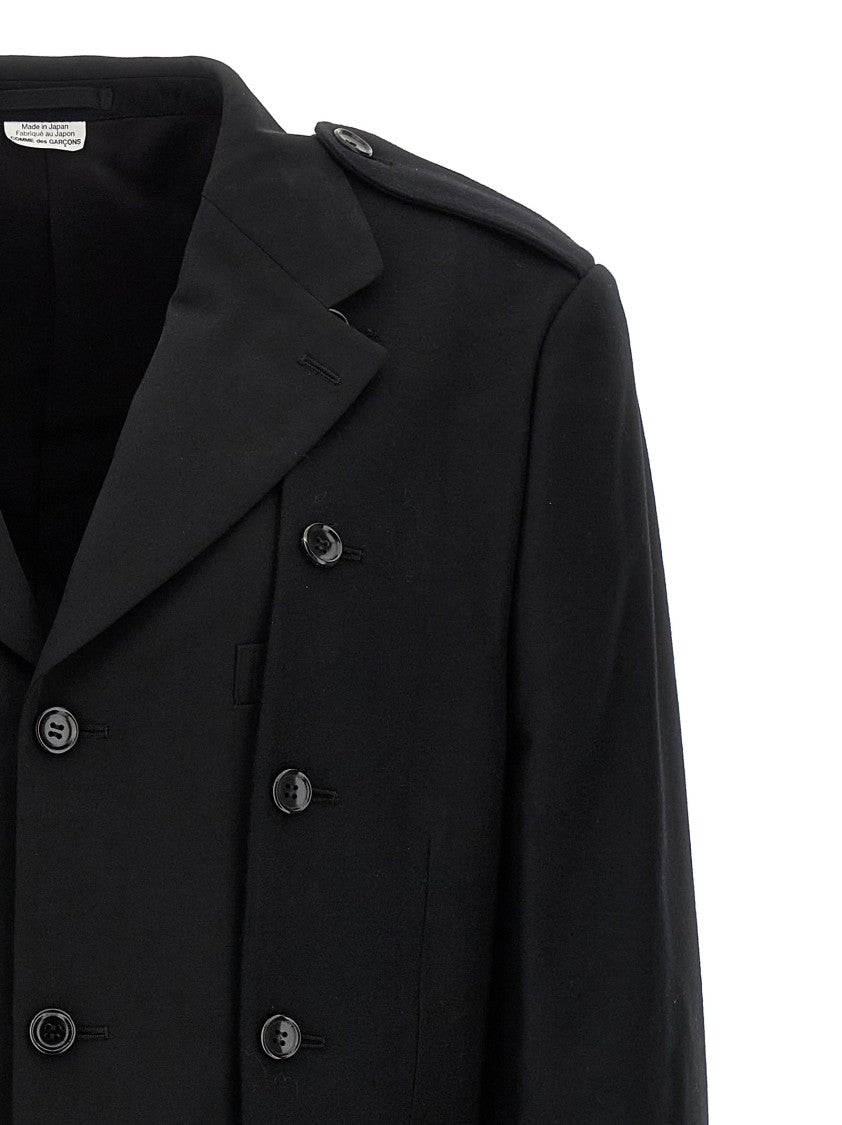 Comme Des Garçons Double Layer Blazer Coat