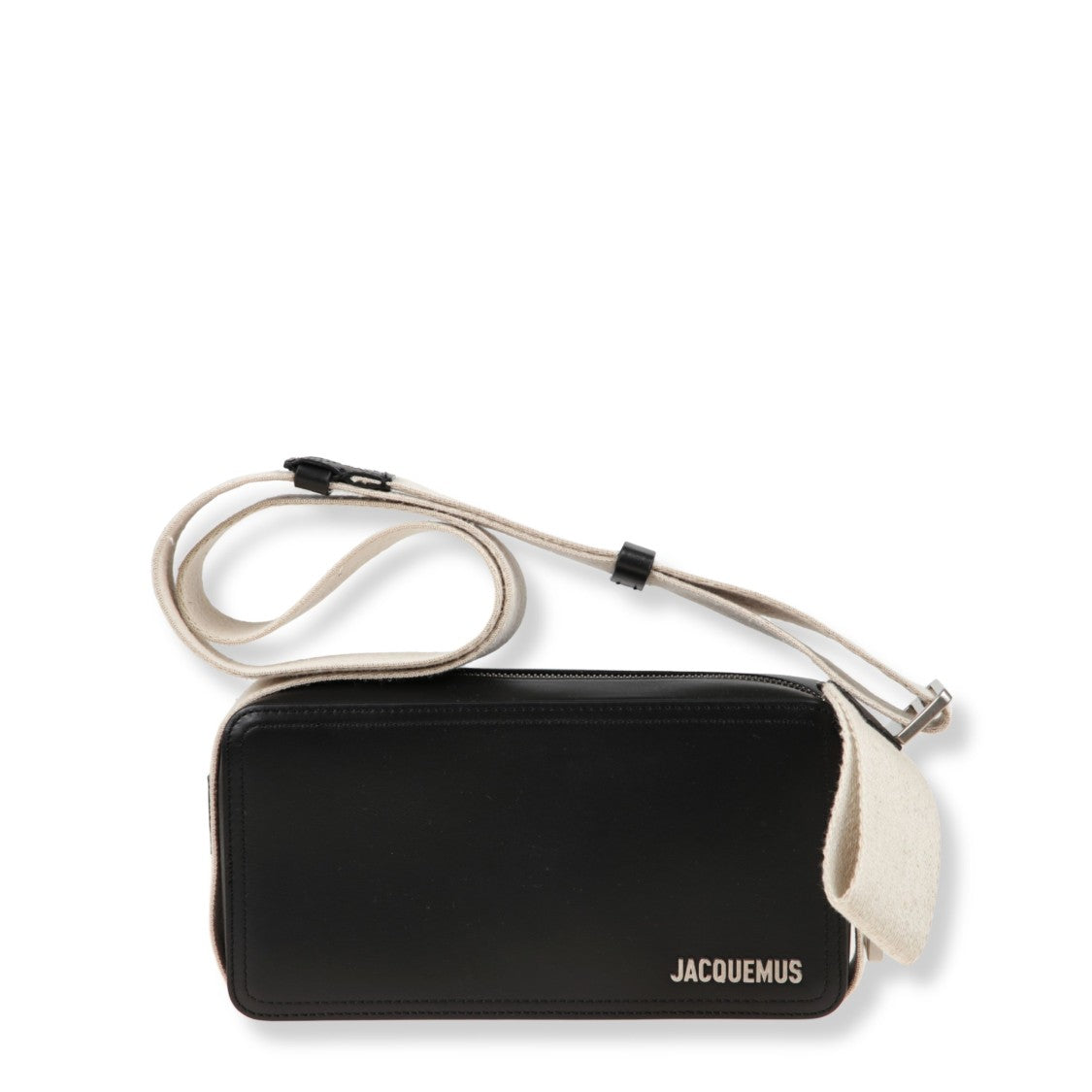 Jacquemus Rectangular Canvas Trim Shoulder Bag