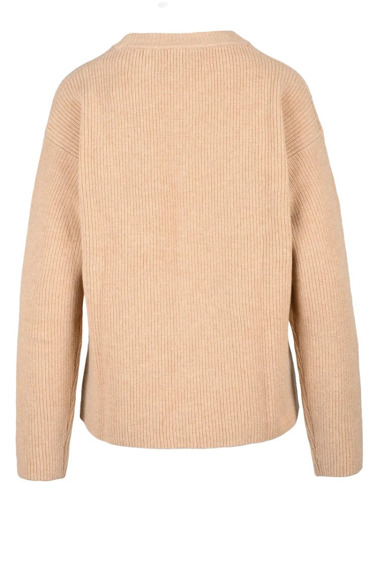 Ballantyne Ribbed Sweater - Beige