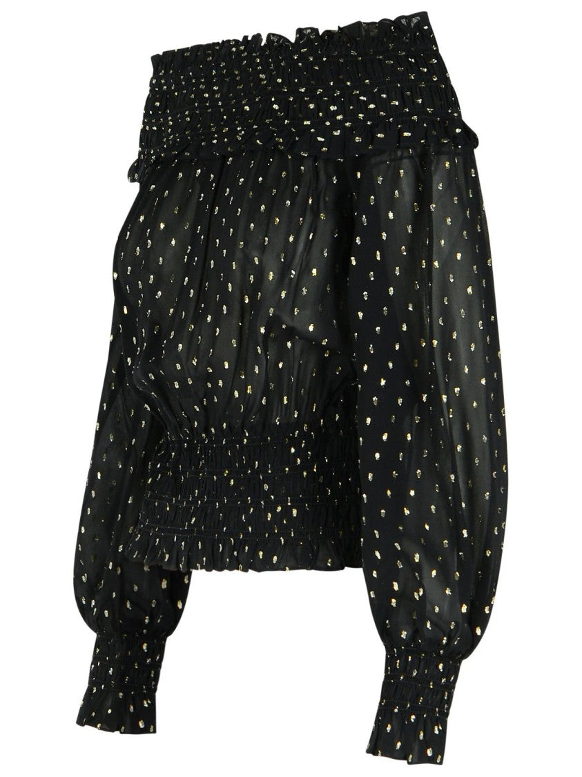Self-Portrait Chiffon' Viscose Sweater