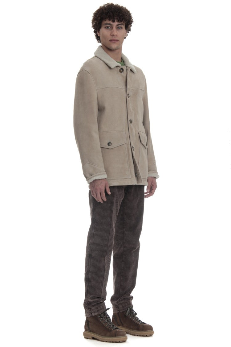 Valstar Shearling Button-Up Shirt Jacket