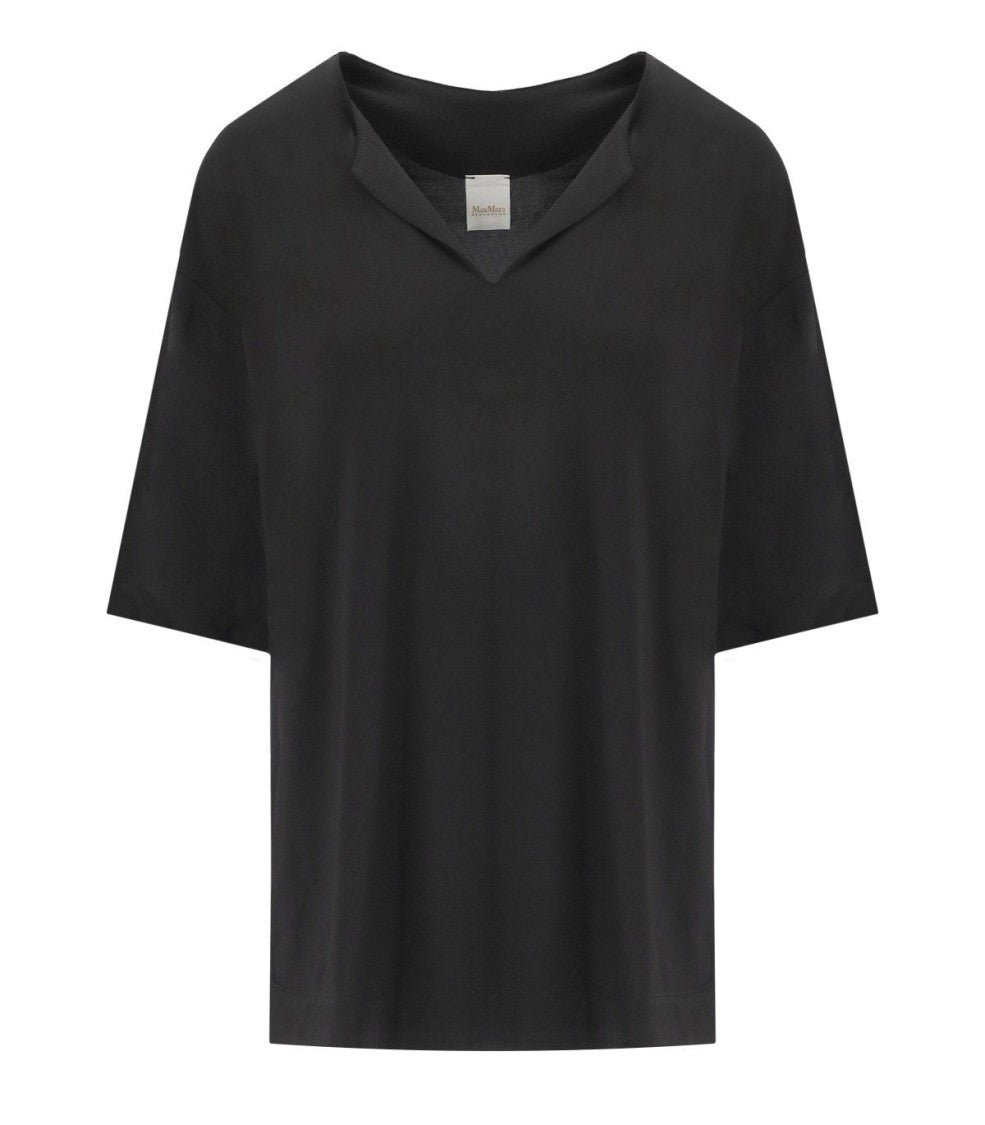 Max Mara Beachwear Rigel Black Blouse