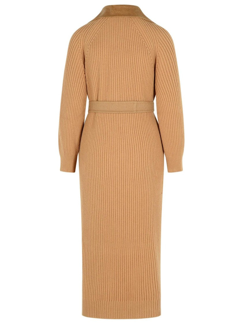 Max Mara 'Berard 1234' Camel Wrap Coat