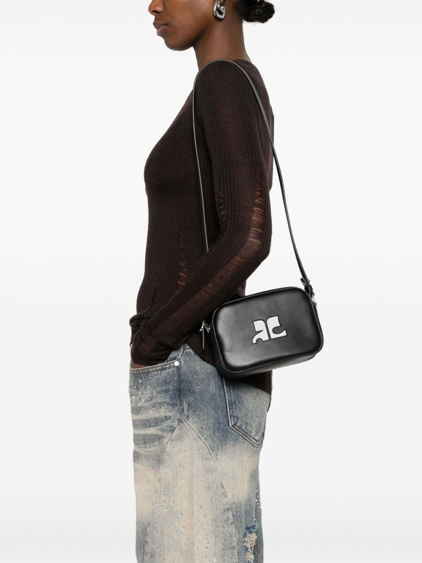 Courrèges Reedition Leather Camera Bag