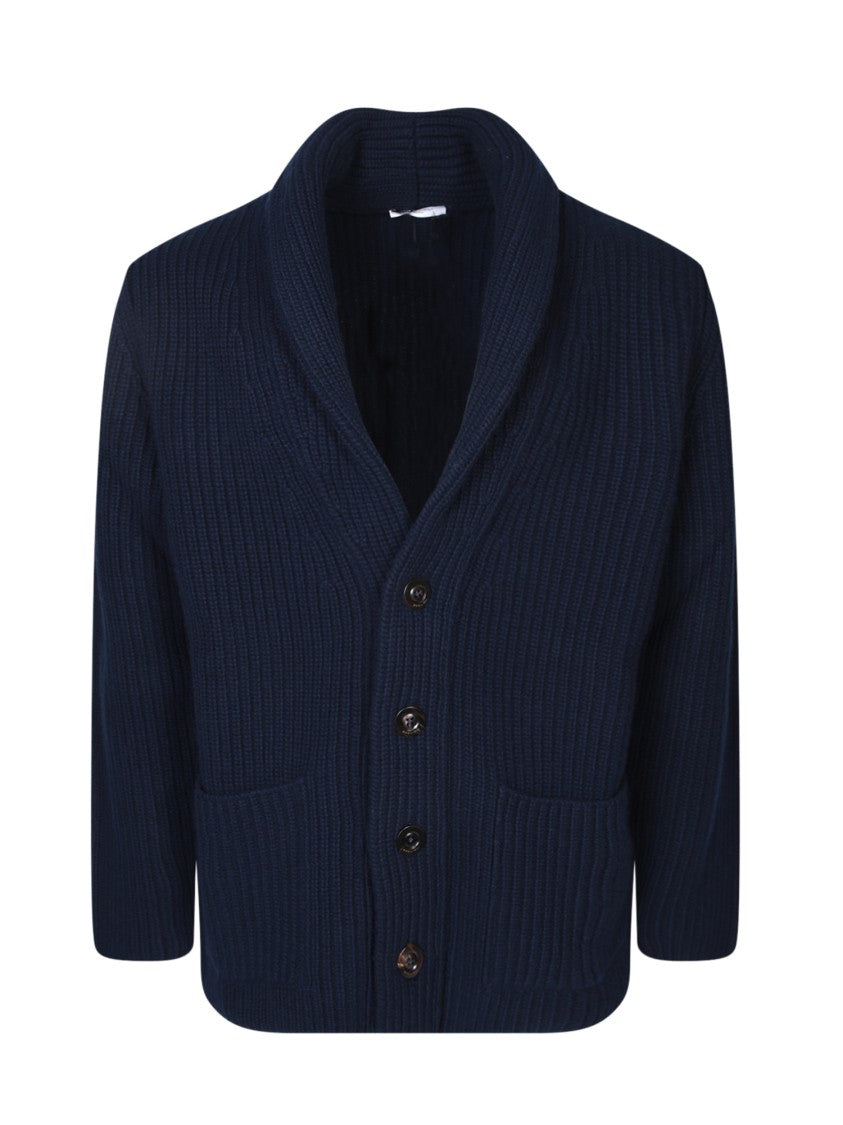 Boglioli V-Neck Wool Cardigan