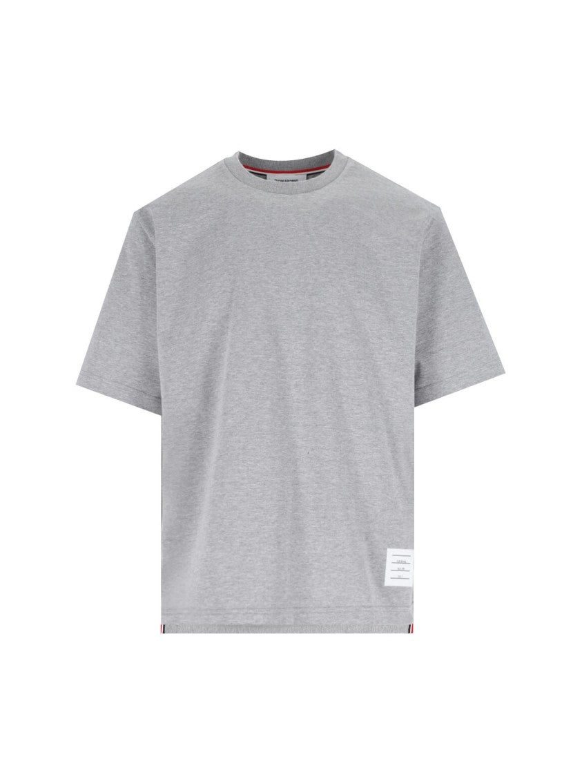 Thom Browne Logo T-Shirt – Grey