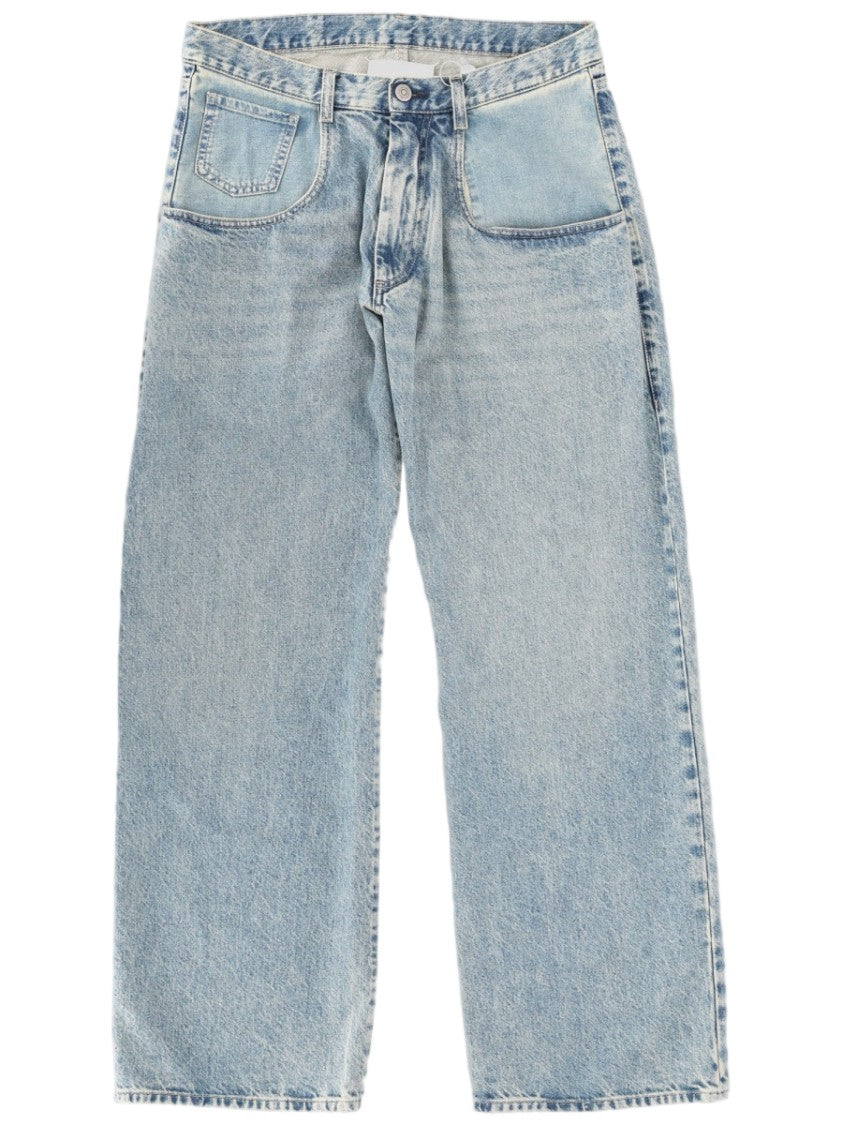 Maison Margiela Light Wash Denim Jeans With Classic Five-Pocket Design