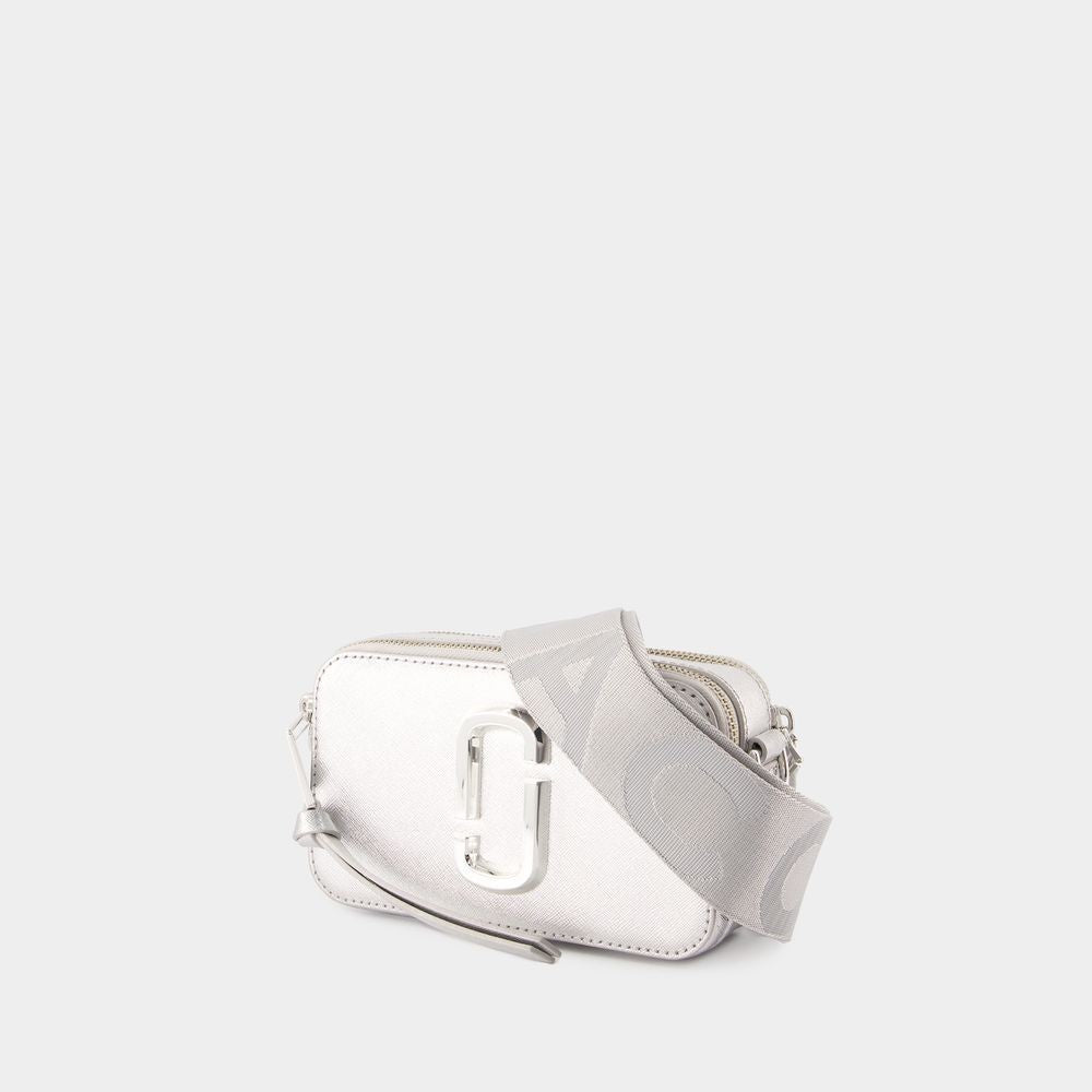 Marc Jacobs The Snapshot Crossbody - Leather - Silver