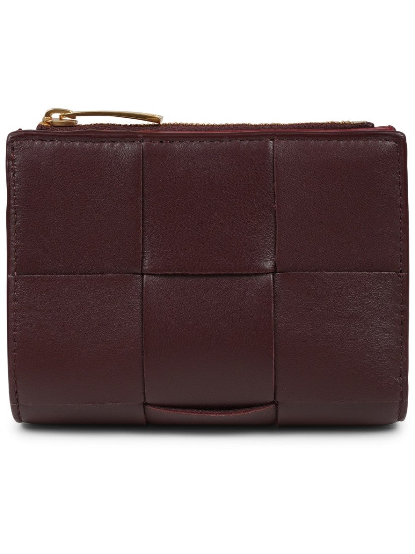 Bottega Veneta Compact Bi-Fold Wallet With Woven Detail