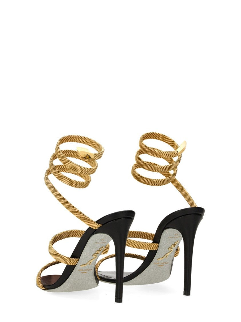 René Caovilla "Trigold Cleo" Sandals