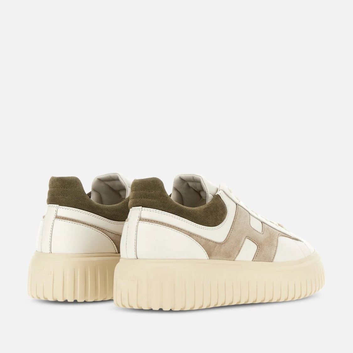 Hogan Chunky Sole Suede Accent Low-Top Sneakers