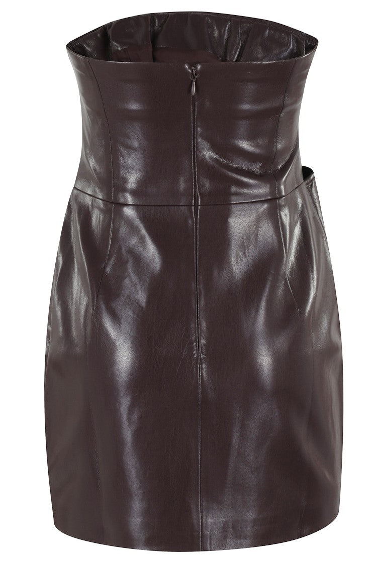 The Andamane Yana Dress Sleveless Draped Mini Dress