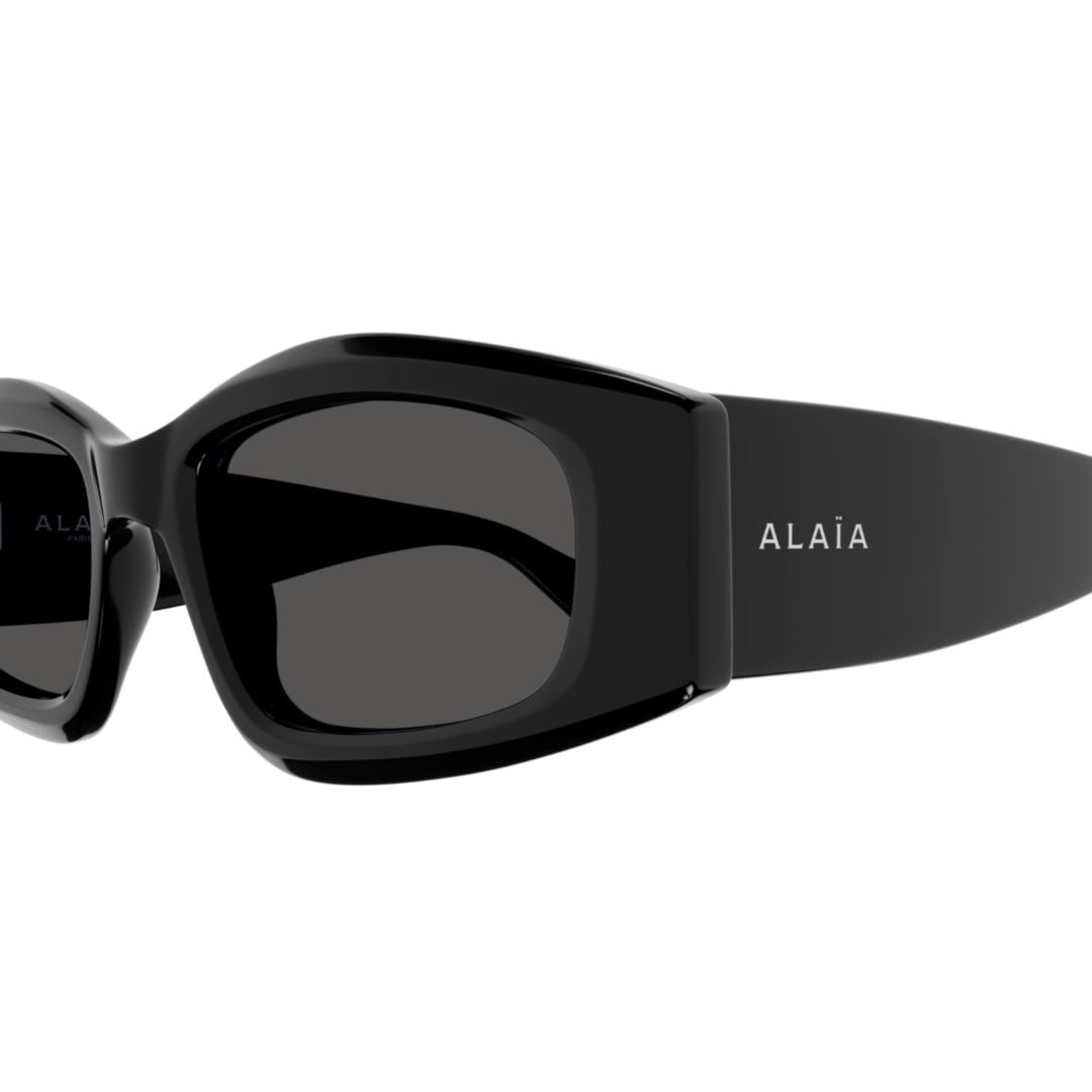 Azzedine Alaïa Rectangular Frame Sunglasses With Dark-Tinted Lenses