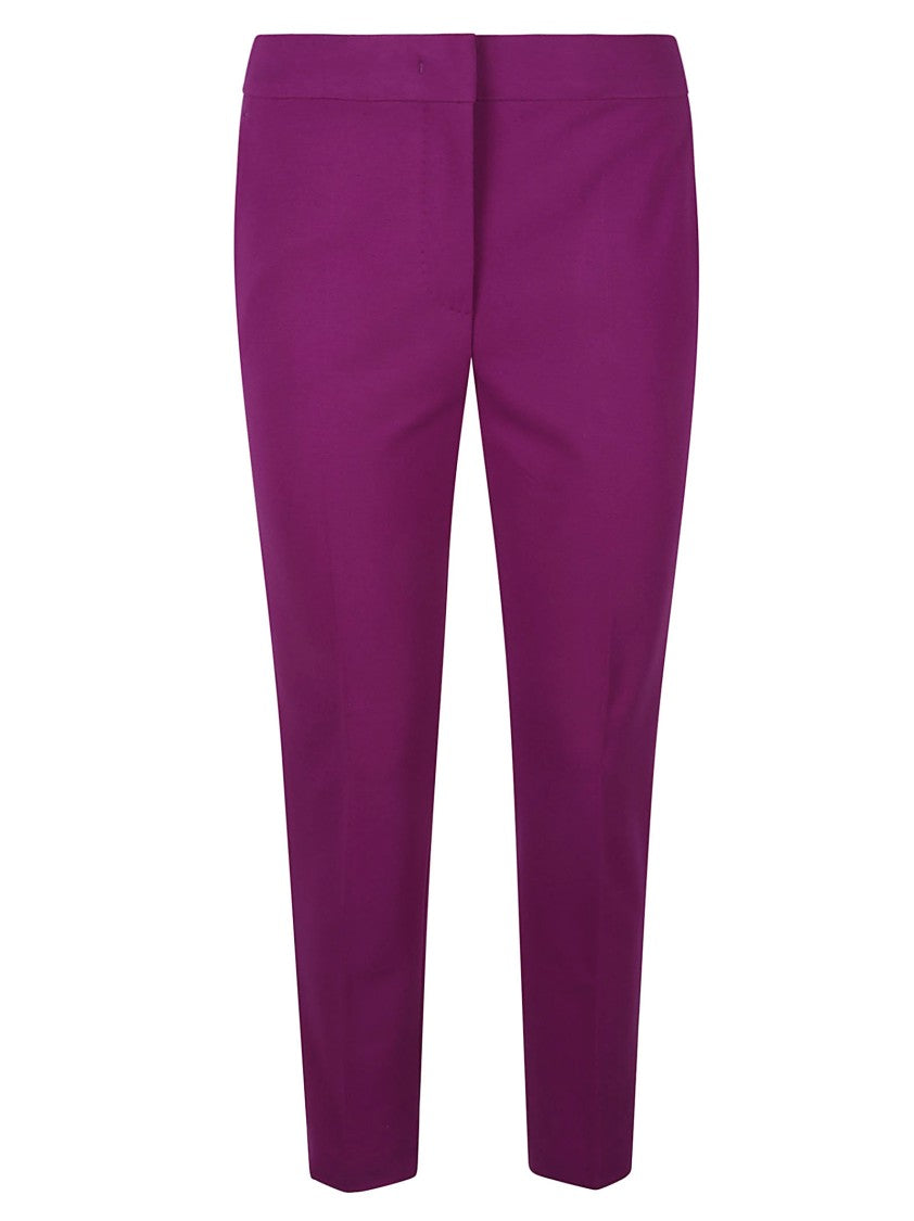 Max Mara Straight-Leg Tailored Trousers With Subtle Pleats