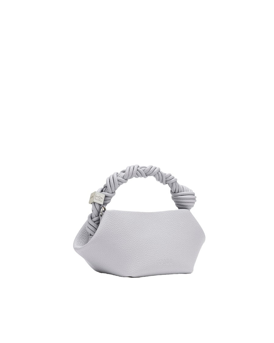 Ganni Twisted Handle Butterfly Metallic Shoulder Bag