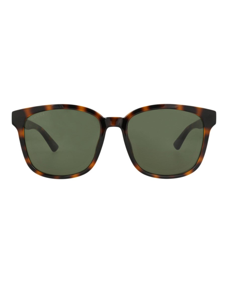 Gucci Square-Frame Injection Sunglasses