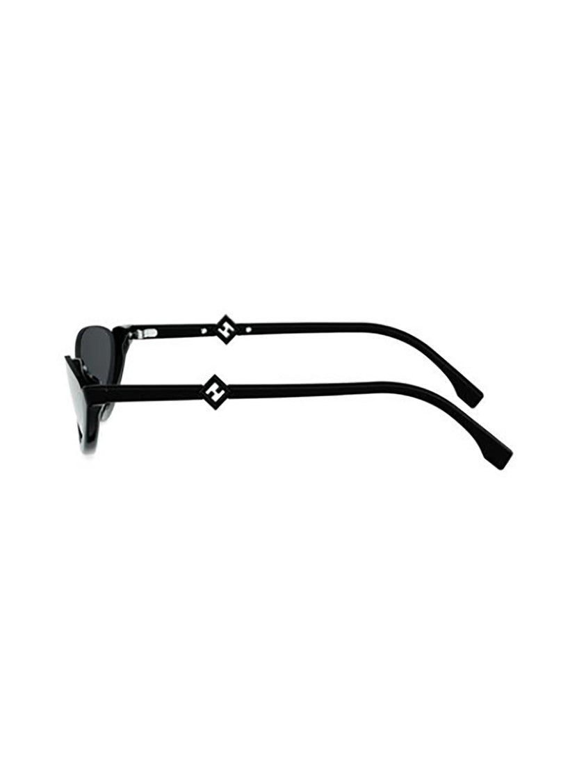 Fendi Fe40178u Narrow Cat-Eye Cutout Sunglasses