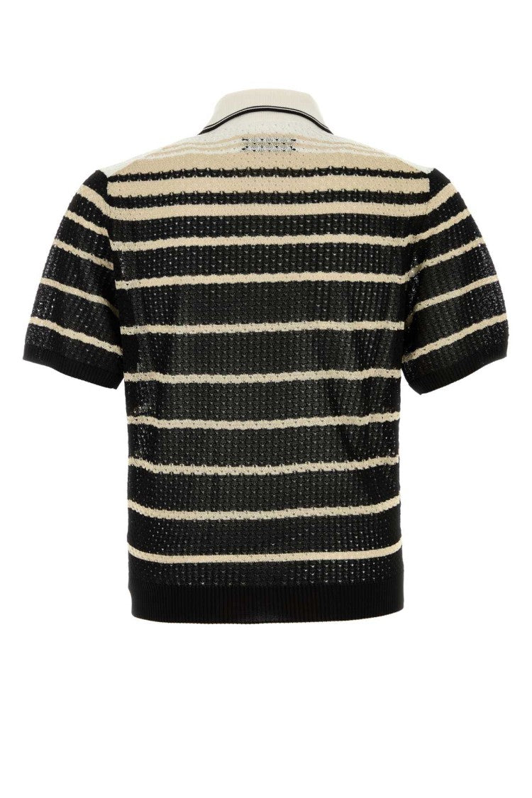 Amiri Embroidered Crochet Cardigan