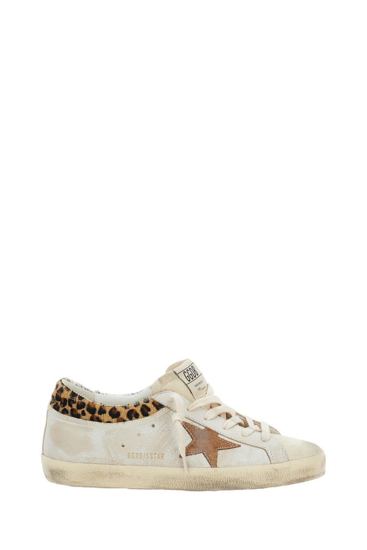 Golden Goose Tan Leather Star Sneakers