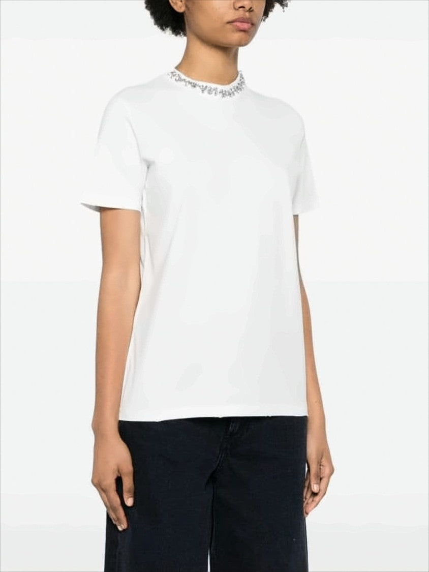 Golden Goose Short-Sleeved T-Shirt With Sparkling Embellishments