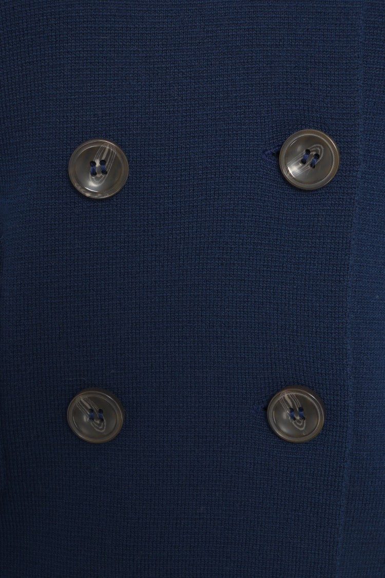 Baum Und Pferdgarten Double-Breasted Cardigan With Elegant Lapel And Flap Pockets