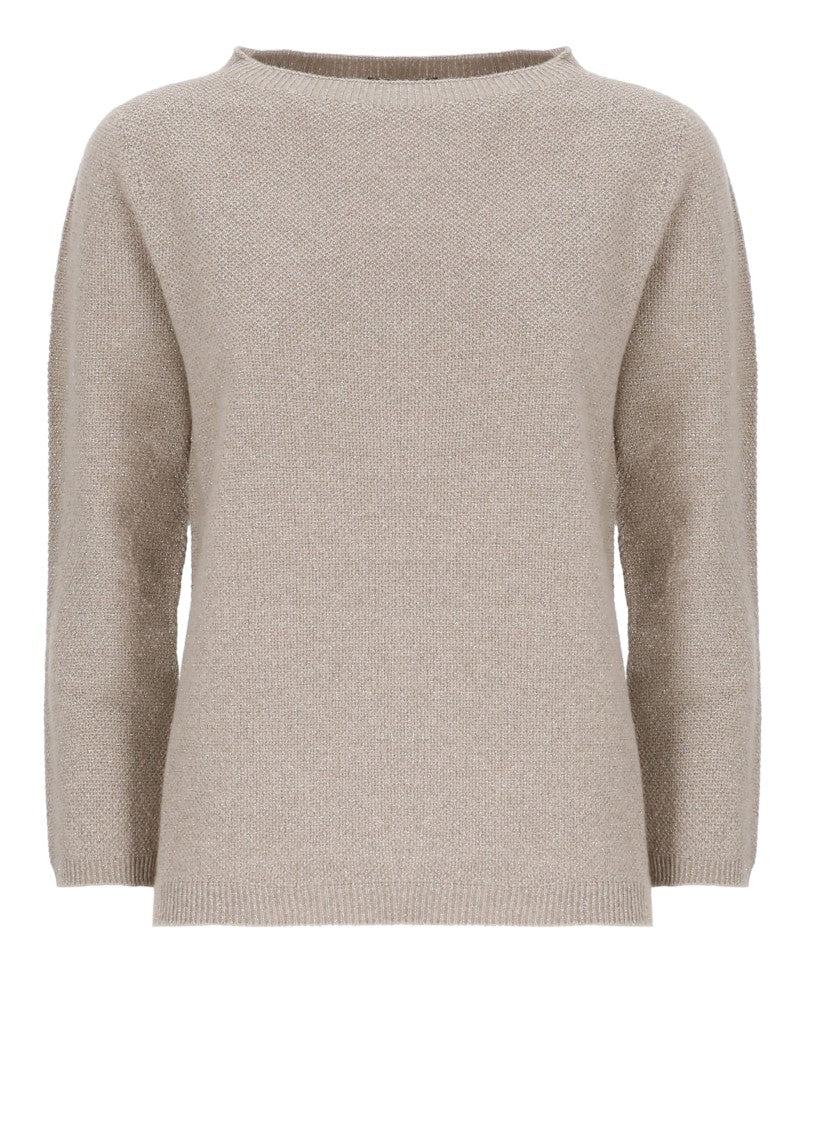 Fabiana Filippi Lurex-Accent Wool Blend Sweater