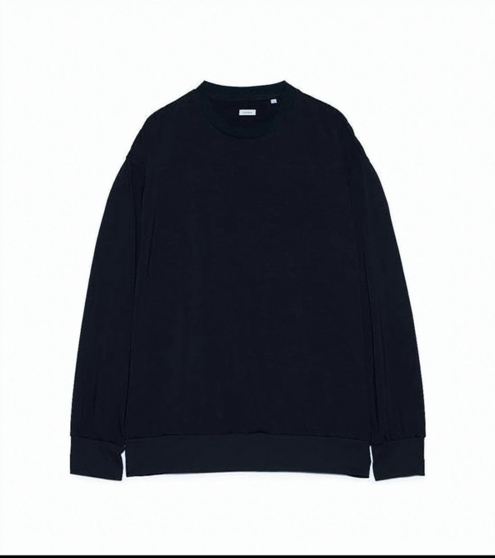 Nanamica Long-Sleeve T-Shirt With Crew Neckline And Ribbed Cuffs