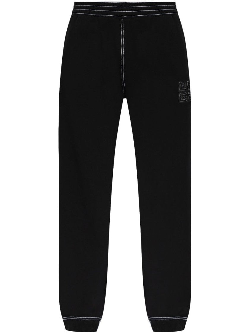 Givenchy Black High Waisted 4G Motif Trousers
