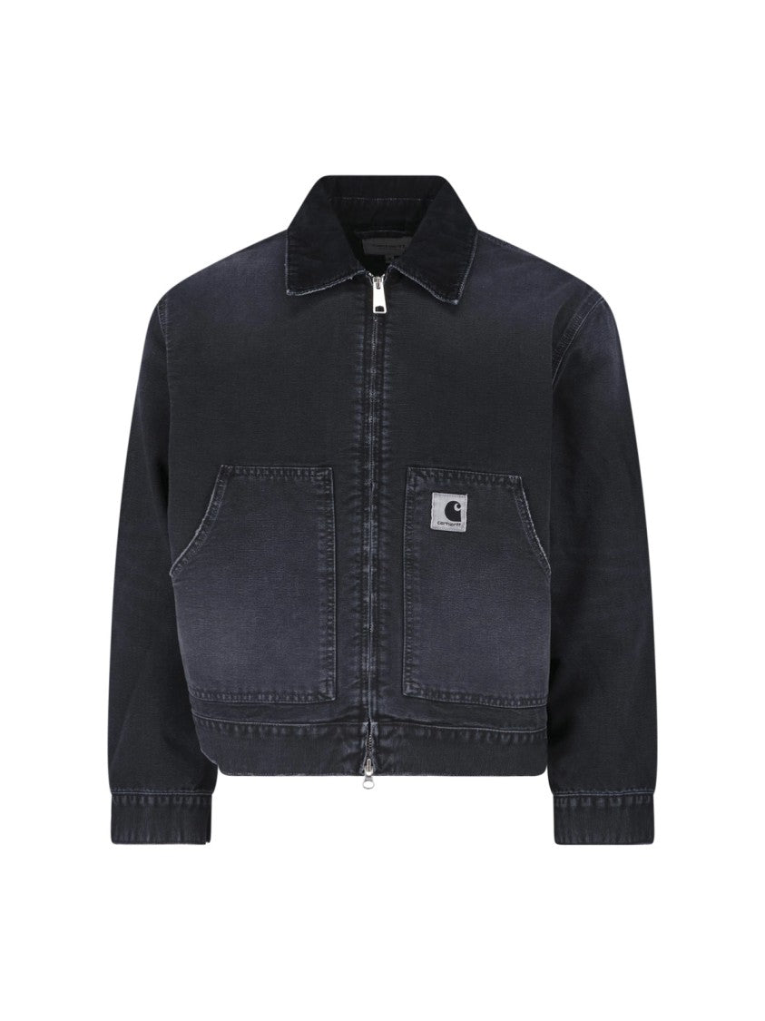 Carhartt Wip Black Og Arcan Organic Cotton Jacket
