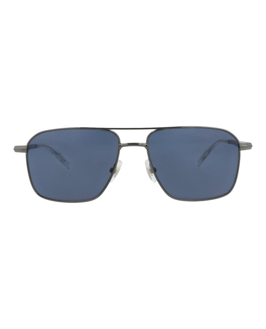 Montblanc Aviator-Frame Metal Sunglasses