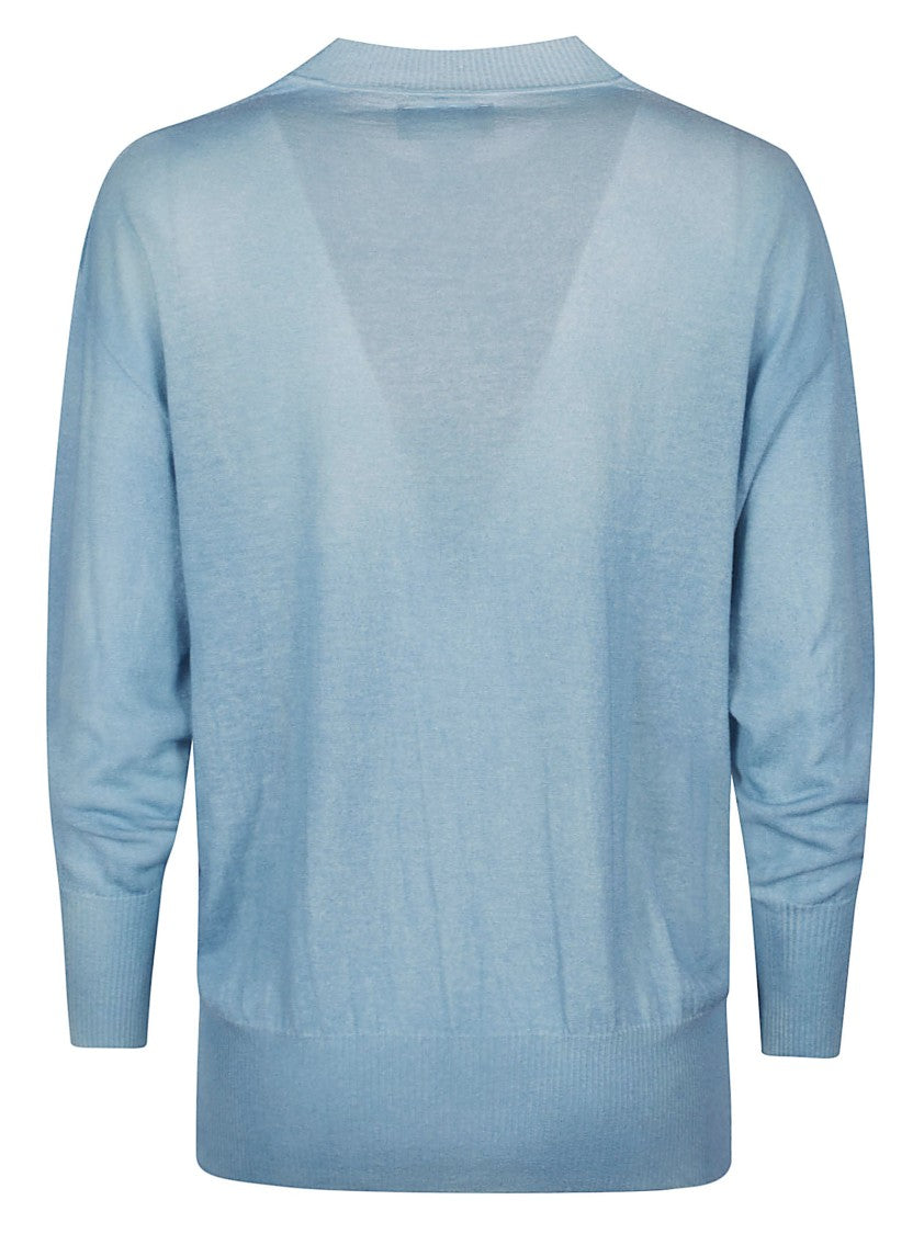 Wlns Cashmere Lana Relaxed Cashmere Round Sweater