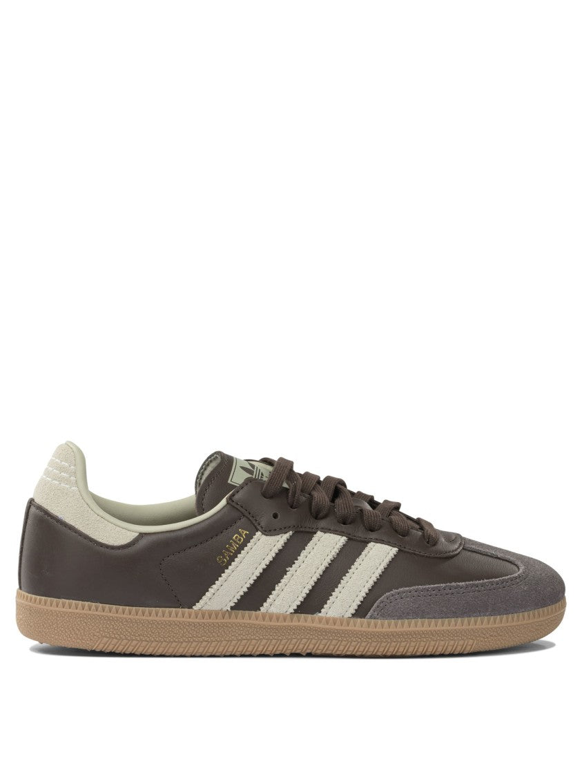 Adidas Originals Suede And Leather Low-Top Sneakers