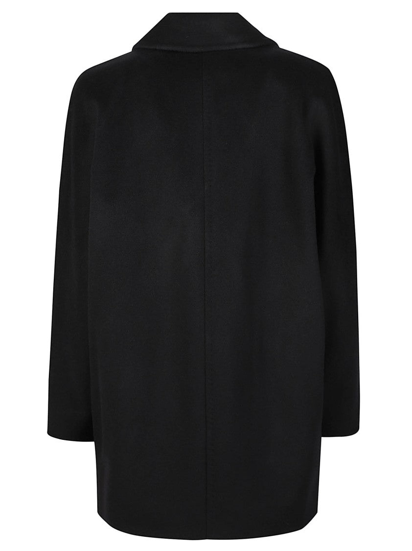 Max Mara Rebus Caban Double-Breasted Virgin Wool-Blend Coat