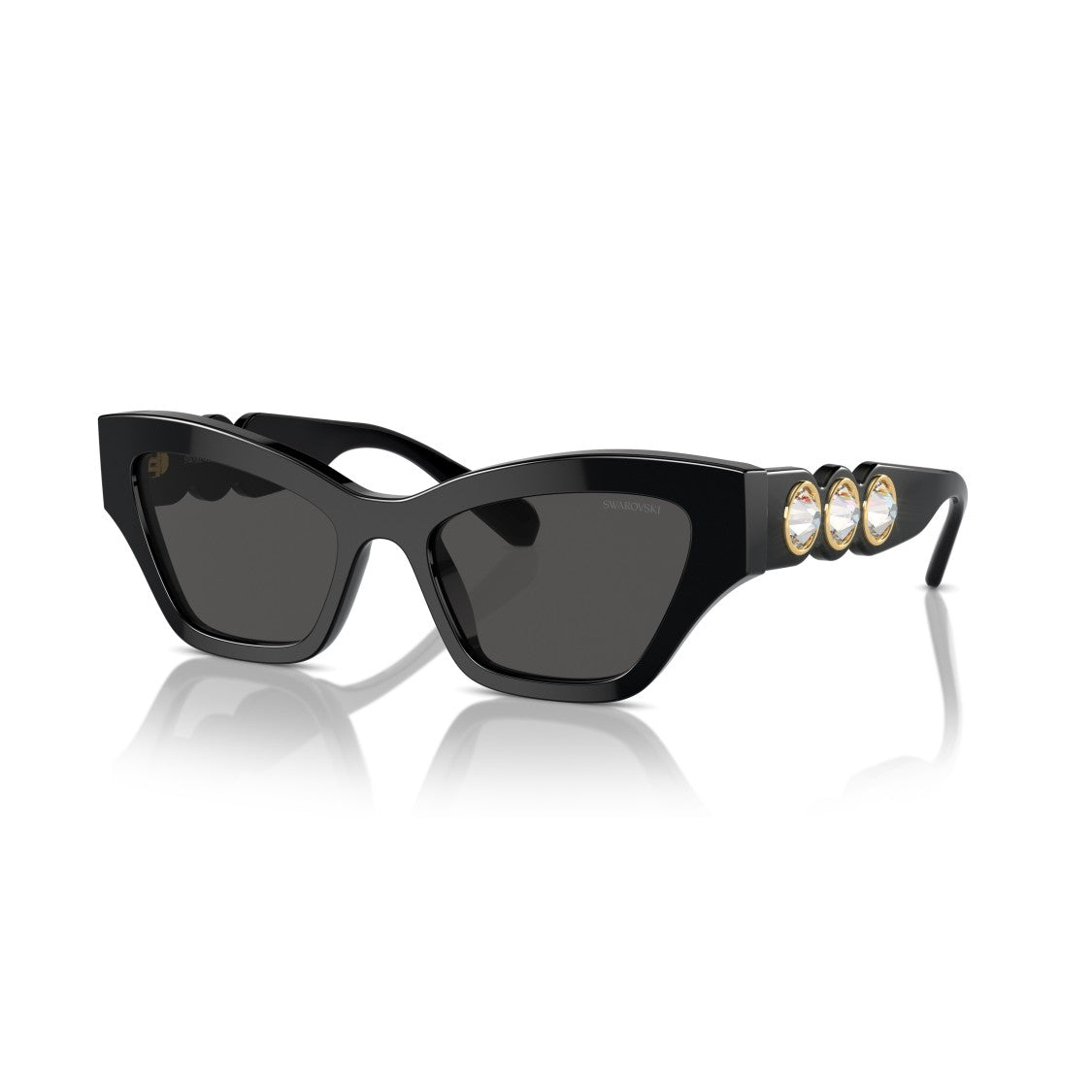 Swarovski 0Sk6021 Cat-Eye Sunglasses With Crystal Embellishments