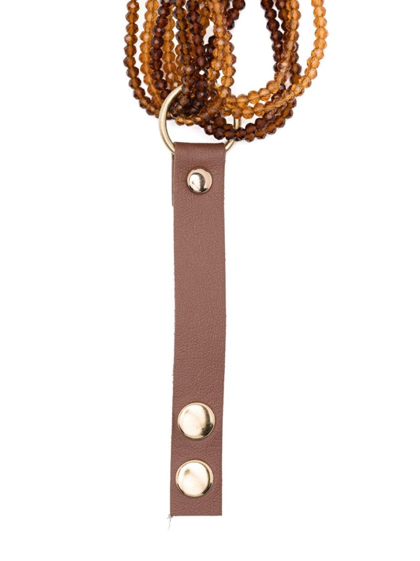 Antonelli Multi-Strand Bijoux Necklace With Twisted Beads