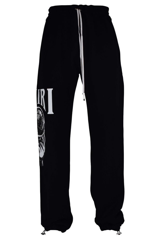 Amiri Cotton Jogging Pants With Crystal Ball Graphic