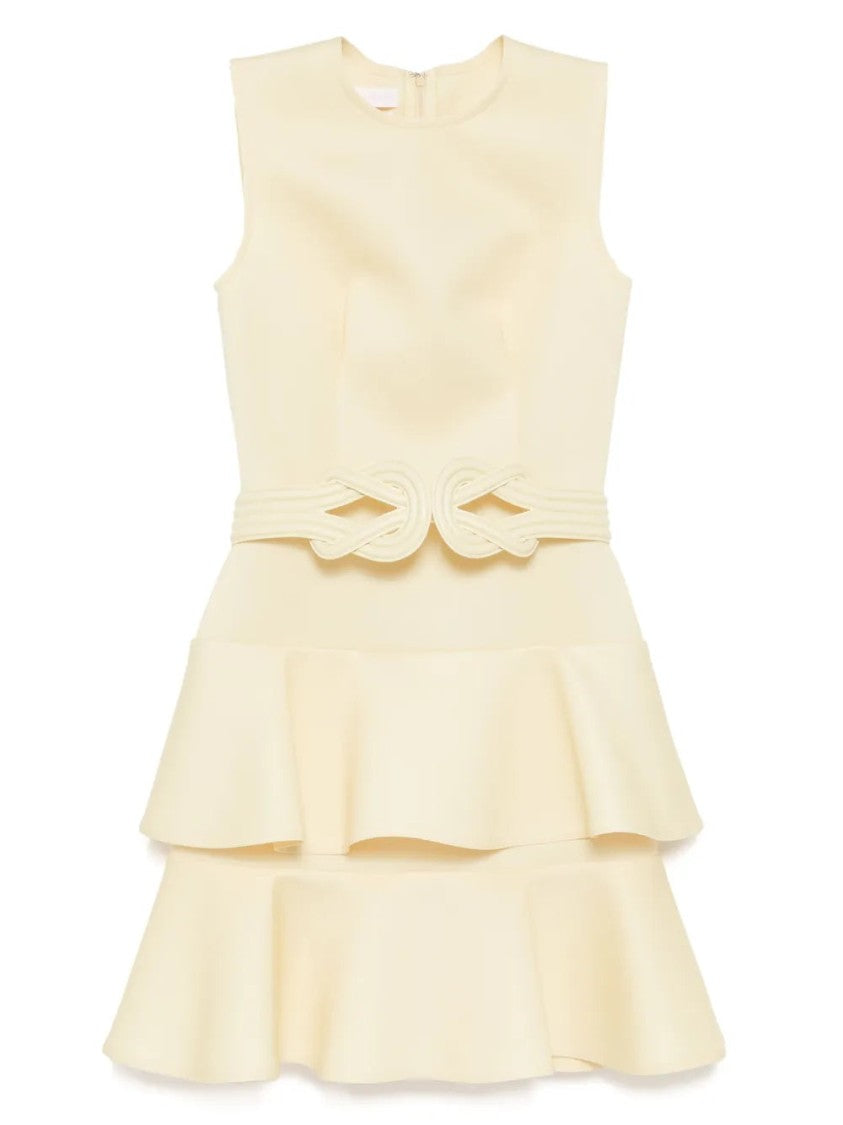 Saiid Kobeisy Midi Ruffled Dress