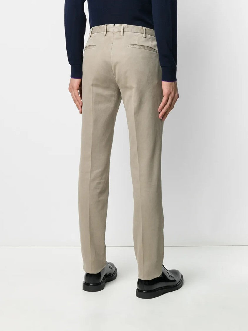 Incotex Beige Tight Fit Trousers