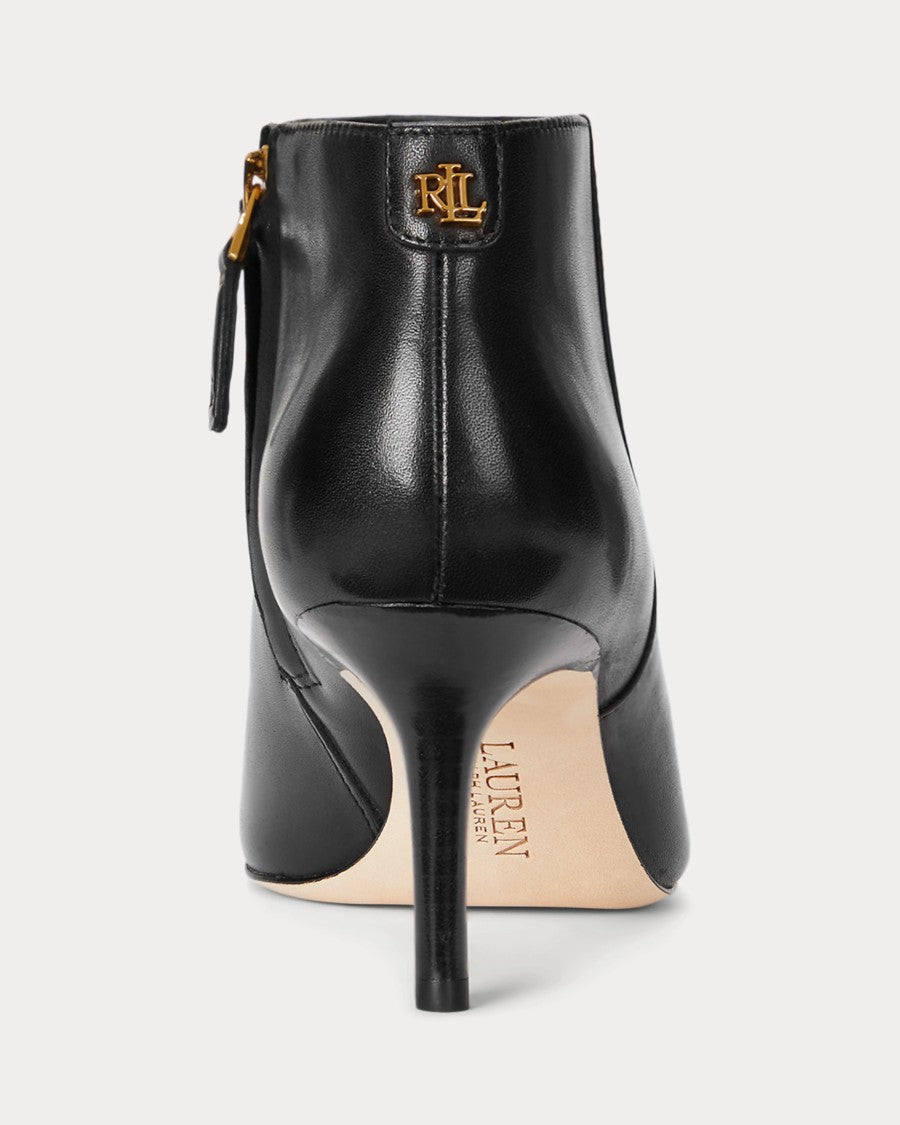 Lauren Ralph Lauren Pointed Toe Ankle Boot With Stiletto Heel