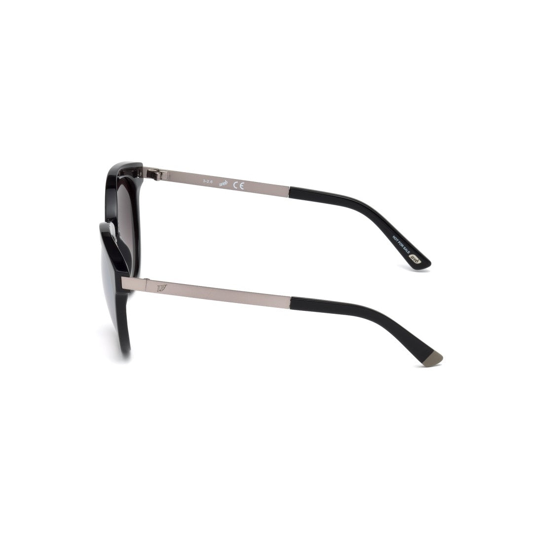Web We0196 5201C Rounded Frame Sunglasses With Gradient Tint